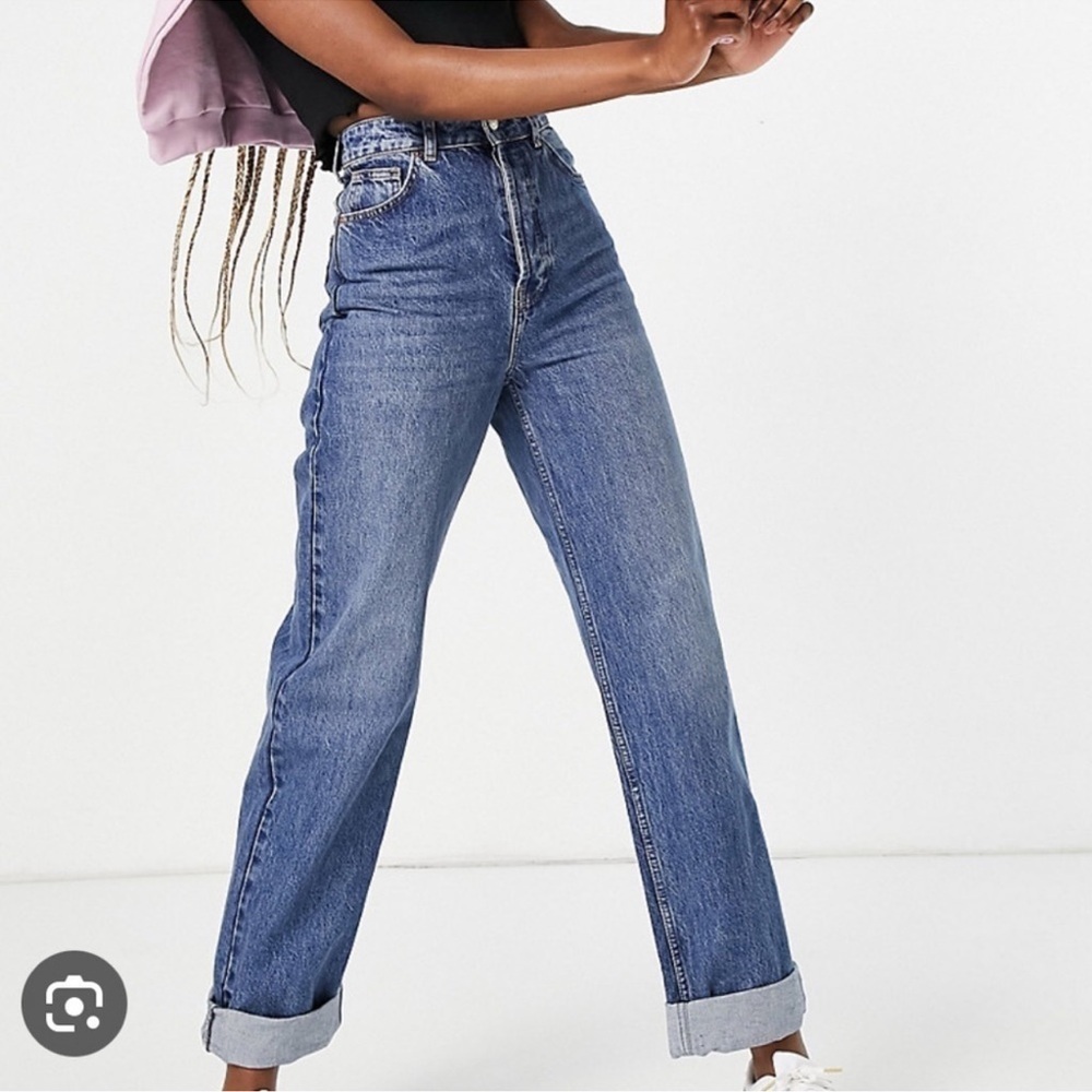 Topshop Oversized Mom Jeans Size 28